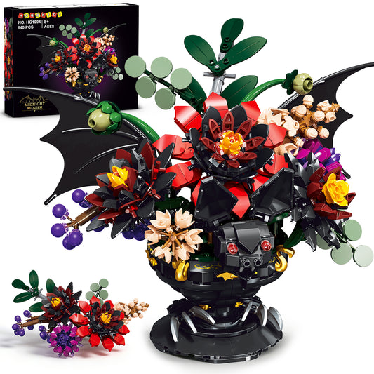 Hogokidstoys Gothic Blooming Bat Flower Collection