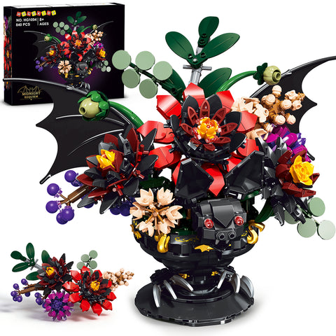 Hogokidstoys Gothic Blooming Bat Flower Collection