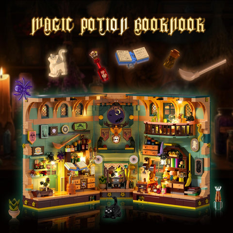 Magic Potion Booknook Building Set with Light