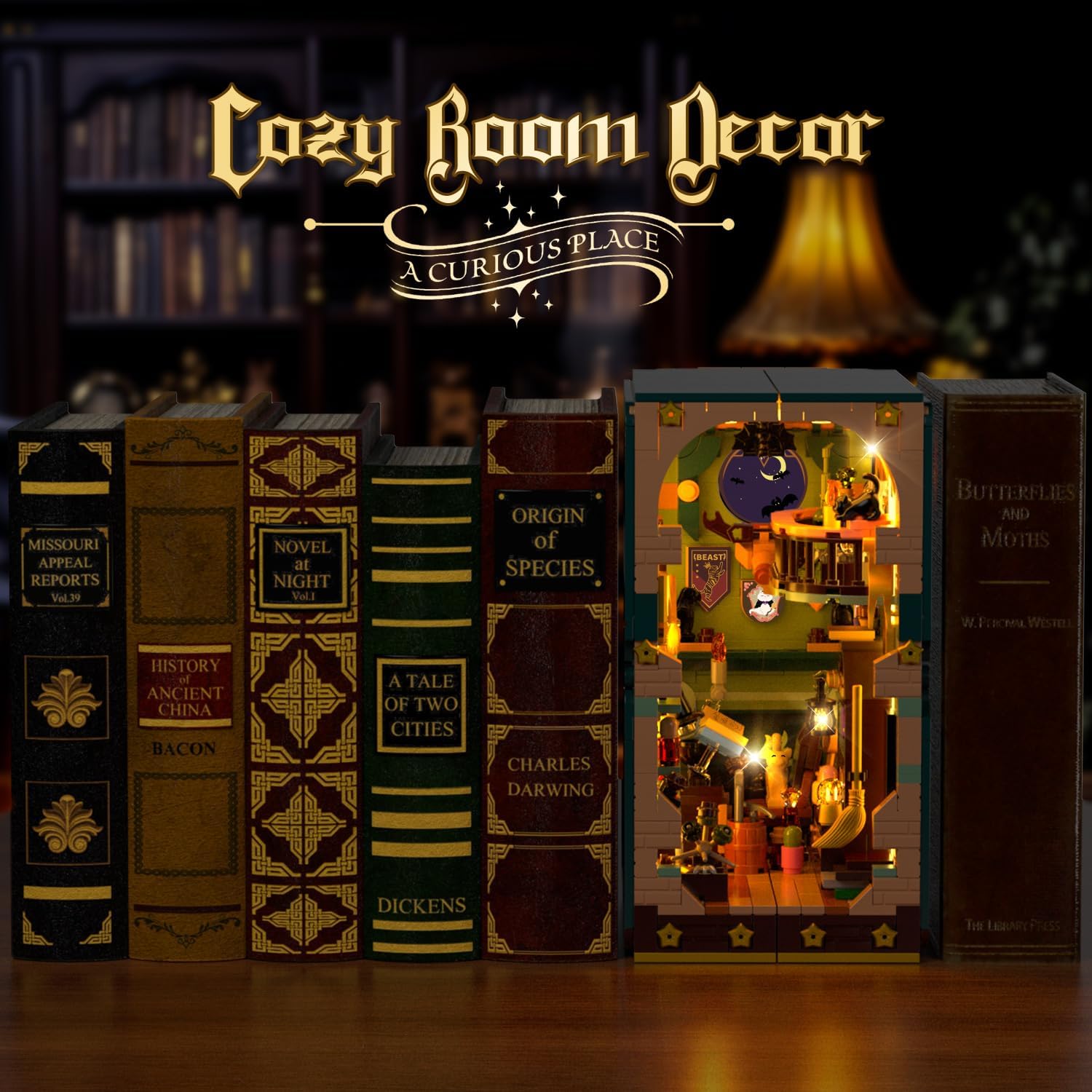 Magic Potion Booknook Building Set with Light