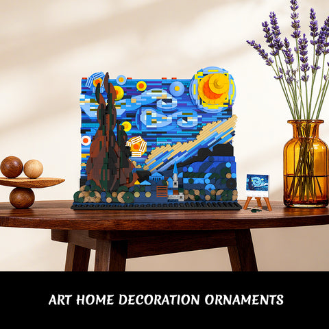 The Starry Night Building Set with LED Lights