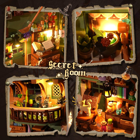Magic Potion Booknook Building Set with Light