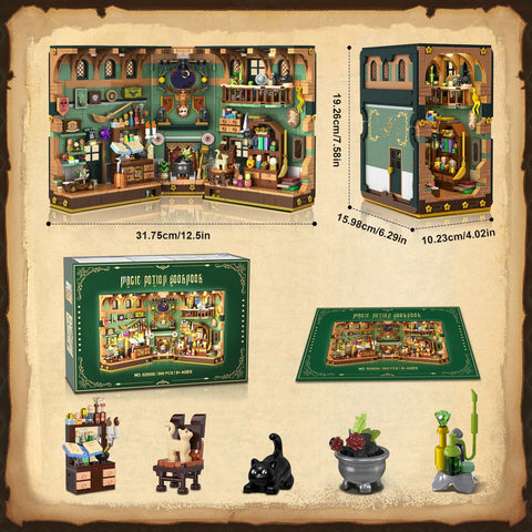 Magic Potion Booknook Building Set with Light