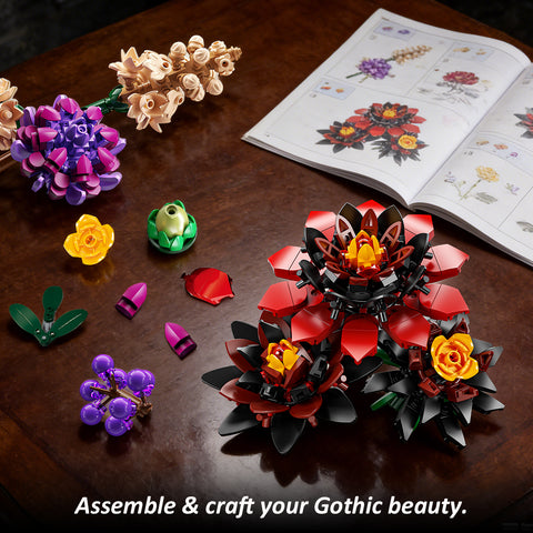 Hogokidstoys Gothic Blooming Bat Flower Collection