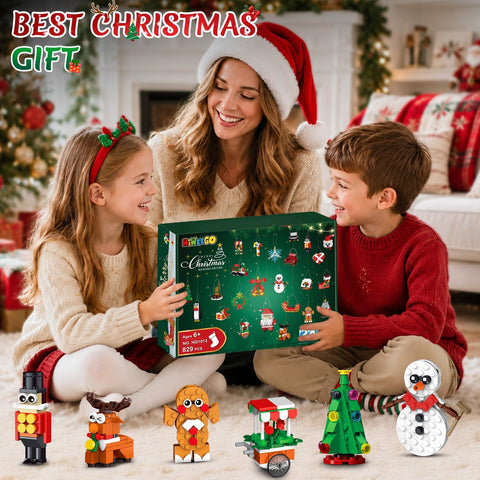 24-Pack Christmas Ornament Building Set – Hanging Holiday Decorations for Kids