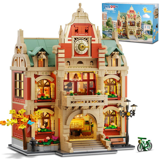 University Club House Building Set with Light