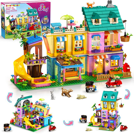 HOGOKIDS Friends Villa Building Set with LED Lights 1154PCS
