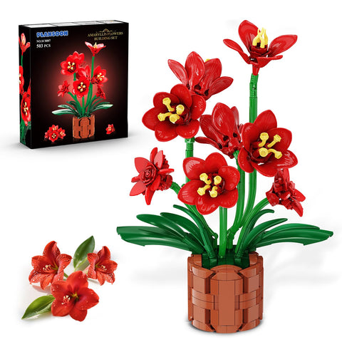 Amaryllis Flowers Building Set