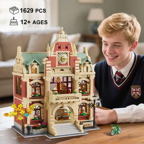 University Club House Building Set with Light