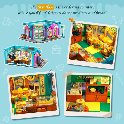 Castle Dairy Bakery Store Building Set