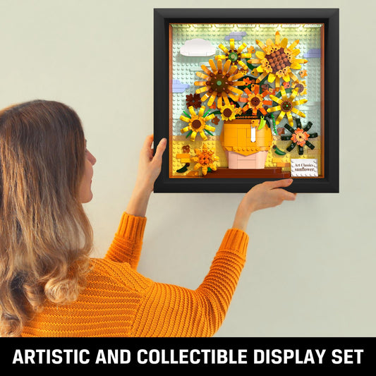 Sunflower Frame Building Set with LED Lights