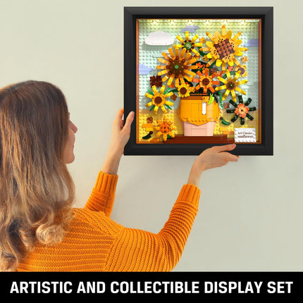 Sunflower Frame Building Set with LED Lights