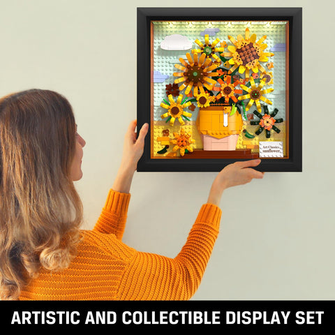 Sunflower Frame Building Set with LED Lights