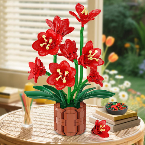 Amaryllis Flowers Building Set