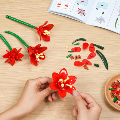 Amaryllis Flowers Building Set