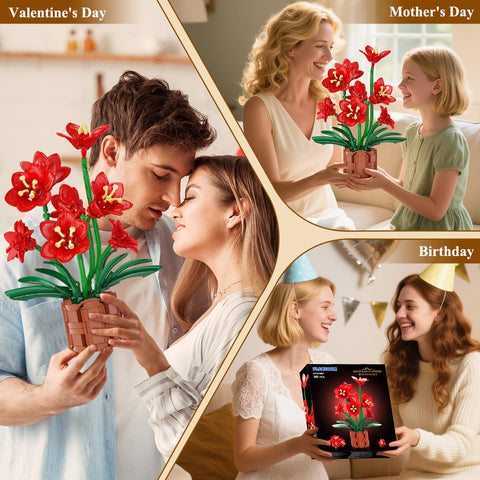 Amaryllis Flowers Building Set