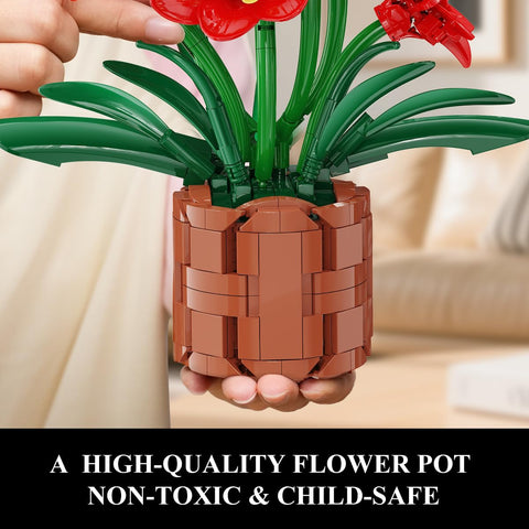 Amaryllis Flowers Building Set