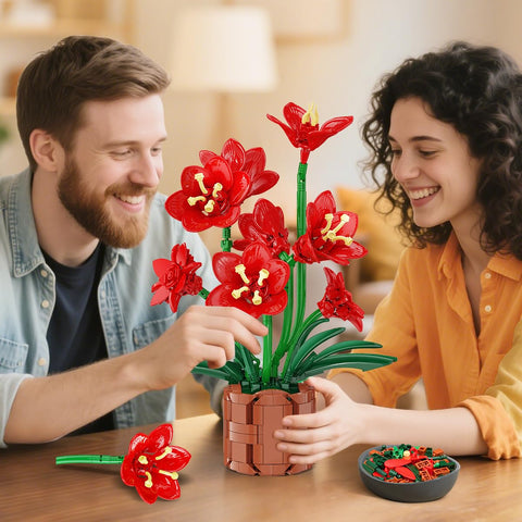 Amaryllis Flowers Building Set
