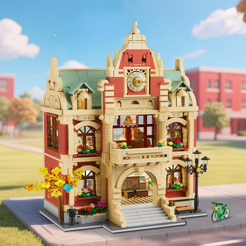 University Club House Building Set with Light