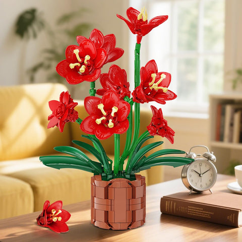 Amaryllis Flowers Building Set