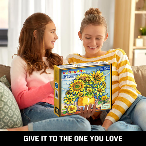 Sunflower Frame Building Set with LED Lights
