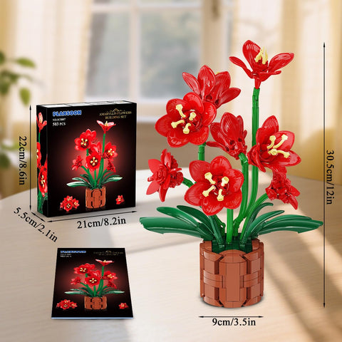 Amaryllis Flowers Building Set