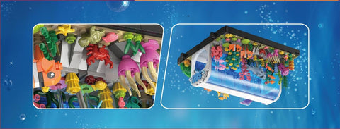 HOGOKIDS Aquarium Building Set with Sea Animals