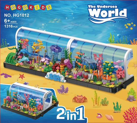 HOGOKIDS Aquarium Building Set with Sea Animals